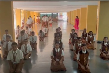 Secondary Section Yoga Day Celebration 21 st June 2023